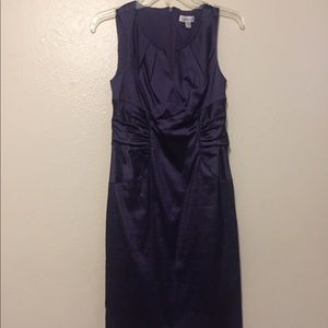 ✅LikeNew Plum Sleeveless Knee Length Dress